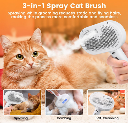 Pet Hair Removal Spray Brush